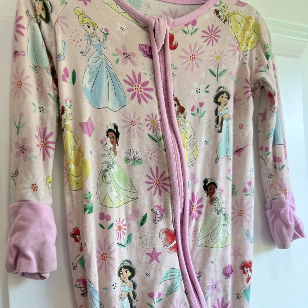Little Sleepies Disney princess zippie